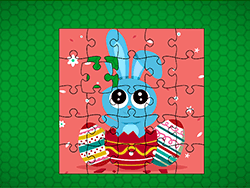 Easter Bunny Eggs Jigsaw - Thinking - POG.COM
