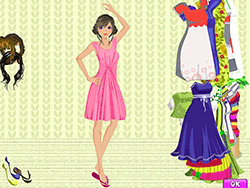 Puffy Curly Hairstyle Dressup